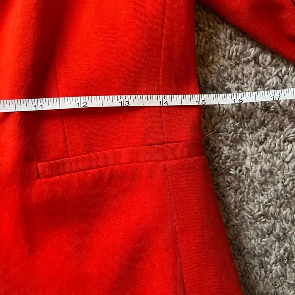 The Limited Retro Poppy Reddish Orange Blazer | Size Medium - Picture 6 of 9